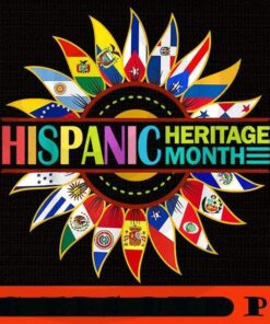 Hispanic Countries flag flower, National Hispanic Heritage Month, Spain, Mexico, The Caribbean, Central and South America Language Culture Customizable PNG