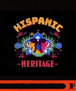 Hispanic heritage colorfull Mexican pattern , National Hispanic Heritage Month, Spain, Mexico, The Caribbean, Central and South America Language Culture Customizable PNG