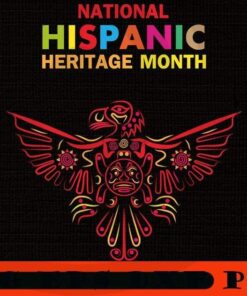 Hispanic pattern bird, National Hispanic Heritage Month, Spain, Mexico, The Caribbean, Central and South America Language Culture Customizable PNG