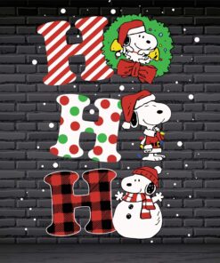 Ho Ho Ho svg, Snoopy Svg, Christmas Wreath svg, Snoopy Santa, Snowman, Christmas, Layered SVG, DXF, PNG, EPS