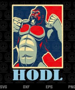 HODL - Hope Style APE shirt - GME Game Stonk - MOASS diamond Layered Svg, Svg Eps Png Dxf