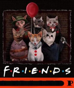 Horror Cat Squad Friends Halloween, Michael Myers, Horror Movie, Scary Movie, Halloween Movie Film Customizable PNG