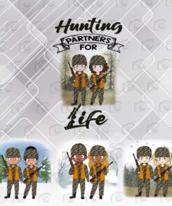 Hunting Partners For Life, Couple Shirt, Love Gun, Love Hunting, Shirt For Vanlentine, Paintball Shooting Png