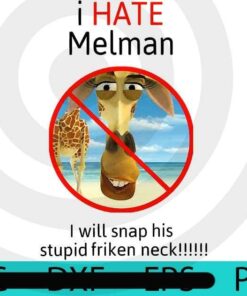 I Hate melman, Halloween 2021 art, Happy 2021 Halloween, Halloween Theme, Scary Halloween Gift, Customizable PNG
