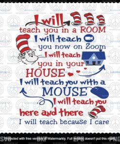 I Will Teach You in A Room svg, Read Across America svg, Dr Seuss svg, The Cat in the Hat svg, Customizable Layered Svg, Svg Eps Png Dxf