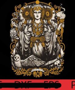 IBERIAN HECATE, Lady of Elche  Dama of Elche, Spain, northern art, Man woman gift, Customizable PNG