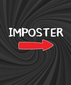 Imposter Over There! Among the group, one of us is the fake! Imposter Game, Imposter Lovers Svg Eps Png Dxf