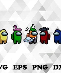 Impostor, Among Us, Among Us Characters, Among Us With Pets, Love Pets, Among Us Players, game,Layered SVG, DXF, PNG, EPS