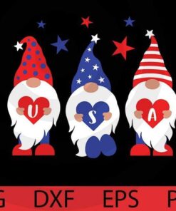 Independence Day , Holiday gnomies bundle, Cute sweet awesome Funny Gnomes Customizable Layered Svg, Svg Eps Png Dxf