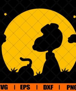 It's The Great Pumpkin Svg, Snoopy Svg, Disney Cartoon, Layered SVG, DXF, PNG, EPS