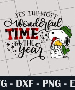 Its The Most Wonderful Time Of Year svg, Wonderful Christmas, Layered SVG, DXF, PNG, EPS