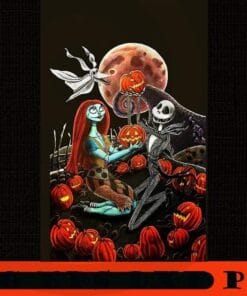 Jack and Sally Pumpkin Patch, The Nightmare Before Christmas, Disney Halloween , Halloween 2021, Customizable PNG