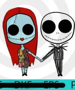 Jack and Sandy - The Nightmare , Halloween, Halloween Art, Trending, Cute Halloween, Cute Art, Funny art, scary Art, 2021 halloween, 2021 halloween gift, halloween theme, man gift, woman gift, Customizable PNG