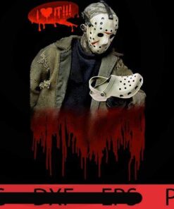 Jason Loves Crocs, Halloween art, Happy 2021 Halloween, Halloween Theme, funny Halloween Gift, Customizable PNG