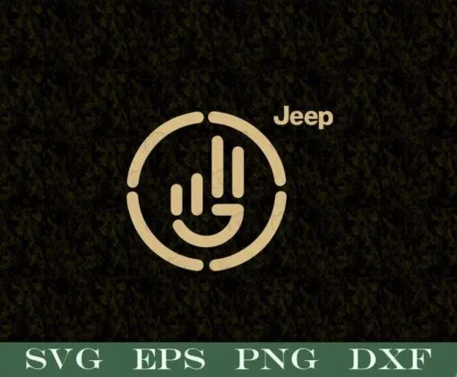 Jeep Wave, The Jeep Wave - You Get it Or You Don't, Jeep Hand Wave, Layered SVG, DXF, PNG, EPS