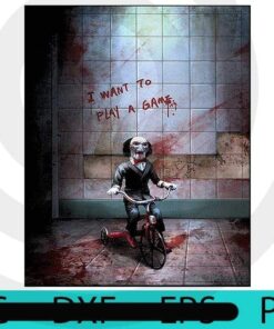 Jigsaw Want To Play , Halloween 2021, Halloween, Funny, 2021 Halloween, Halloween Theme, Halloween Art, Cute, Scary, for man woman kid, Customizable PNG