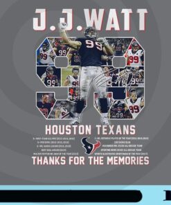 Justin James Watt, Thanks For The Memories, Houston Texans, Number 99, NFL, American Football sport Customizable Png