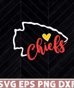 Kansas City Chiefs, Kansas City Chiefs arrow, Professional American Football, American Football Team, Kansas City Chiefs Fans Layered Svg, Svg Eps Png Dxf
