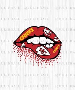 Kansas City Fan, Chiefs, KC, Lip Kansas, Bite Lip, Kansas City Chiefs , sport, Layered Svg,Svg Eps Png Dxf