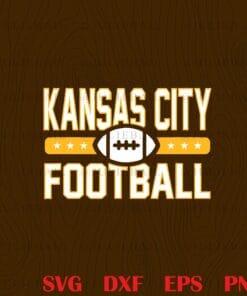 Kansas City Football, Football Goalline,, American Football Team, NFL, Sport, Football Layered Svg, Svg Eps Png Dxf
