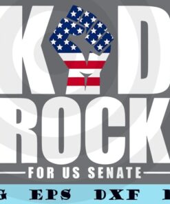 Kid For US Senate 2018 Election Shirt In Rock We Trust US flag Customizable Layered Svg, Svg Eps Png Dxf