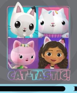 Kids Gabbys Dollhouse Cat-Tastic Box Up cat lover cartoon kids children Png