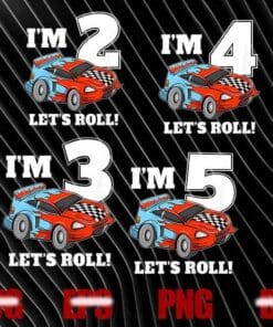 Kids Race Car 3rd Birthday, Boy Toddler Racing Car Driver, Let's Roll, Love Car, Png