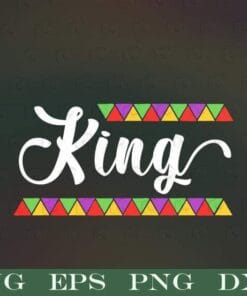 King, Black Lives Matter, Black History Month For Afro African Men And Women, Black Pride, Layered Svg Eps Png Dxf