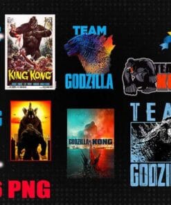 King Kong Movie Vintage Poster, Kong and Godzilla, King Kong Lovers, Team Godzilla, Team Kong, Png