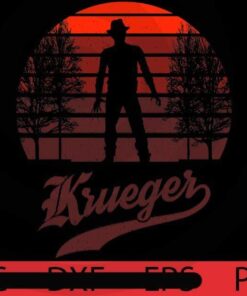 KRUEGER SUN SET , Halloween 2021, Halloween, Funny, Cute, Scary, 2021 Halloween, Halloween Theme, Halloween Art, Gift for man woman kid, Customizable PNG