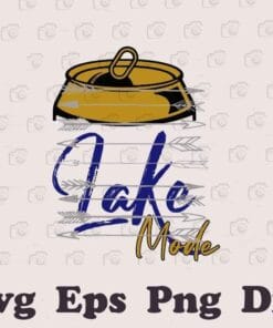 Lake Mode Drinking Mode Digital Download Sublimation, Summer Lake, Day Drinking, Beer Can, Beer Lovers, SVG PNG DXF, EPS, PDF