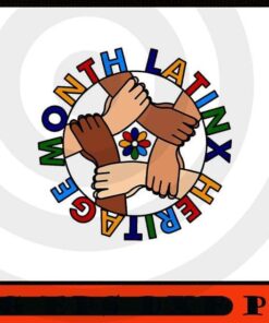 LATINX HERITAGE MONTH, National Hispanic Heritage Month, Spain, Mexico, The Caribbean, Central and South America Language Culture Customizable PNG