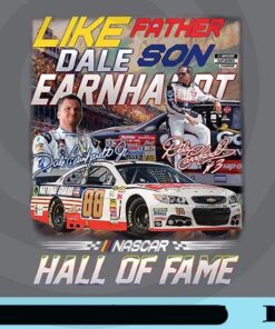 Like father dale son earnhardt Nascar hall of fame signatures car racing sport men Customizable Png