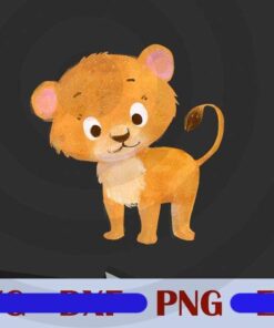 lion Cute Wild Animals Customizable PNG