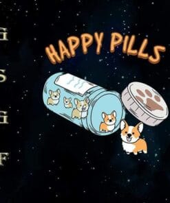 Little Corgi, Corgi Mom Gift, Corgi Dog Owner, Dog Lover, Funny Corgi Gift, Happy Pills, Dog Owner Gift, Dog Rescue, SVG PNG DXF, EPS, PDF