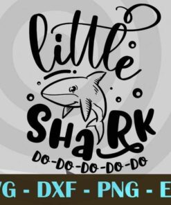 Little shark, Mom and Me, Love Mommy, Mother's Day, Customizable Layered Svg, Svg Eps Png Dxf
