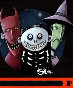 Locke, Shock and Barrel , The Nightmare Before Christmas, Disney Scary Halloween Film, Halloween 2021, Customizable PNG