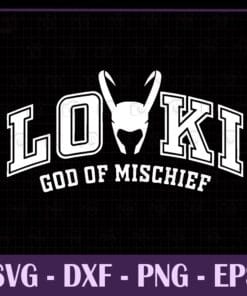 Loki, God Of Mischief, Loki Avenger, Tom Hiddleston, Avengers, Marvel, Superhero, SVG PNG DXF, EPS, PDF