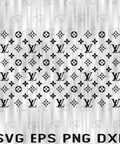 Louis Vuitton, Louis Vuitton Malletier, LV Logo, Luxury Brand, Fashion House Layered Svg, Eps, Png, Dxf