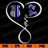 Love My Son , Police Mom , Police Dad , Thin Blue Line , Blue Lives Matter , Police , Svg Eps Png Dxf