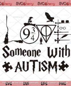 Love Someone With Autism svg, Autism Awareness svg, Autism svg,Customizable Layered Svg, Svg Eps Png Dxf