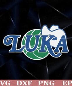 Luka And Magic Hat, Green Ball, Luka Svg, sport, Nam e Svg, Layered Svg, Svg Eps Png Dxf