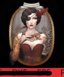 Macarena Steampunk, Halloween 2021 art, Halloween, Halloween Theme, Scary Halloween Gift, Customizable PNG