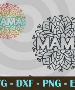 mama mother mommy mother's day love mom Customizable Layered Svg, Svg Eps Png Dxf