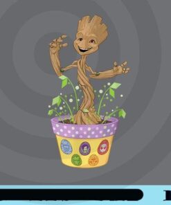 Marvel Guardians of the Galaxy Groot Easter Egg, Customizable PNG
