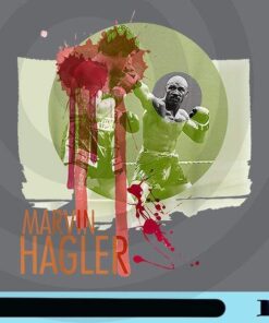 Marvelous Hagler The Legend, Marvin Hagler, Boxer, Love Boxing, Knock Out, Gift for Man, sport men Customizable Png