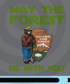 May The Forest Be With You, National Park Service, Farmer Bear, Love Farming, Love Nature, Smokey Bear, Customizable Png