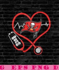 Medical Stethoscope Heart, Tampa Bay Buccaneers , Buccaneers Flag, Skullcap, sport, Pirates Layered Svg Eps Png Dxf