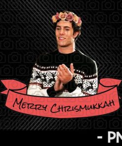 merry chrismukkah seth cohen flower crown Classic Christmas Customizable PNG