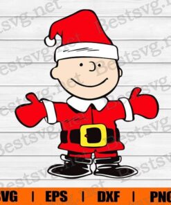 Merry Christmas, Charlie Brown Christmas, Snoopy Cartoon, Disney Cartoon, Layered SVG, DXF, PNG, EPS